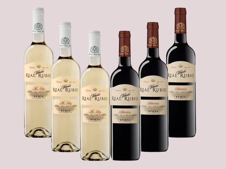 Real Rubio Rioja Wine Case Deal - Grape & Bean