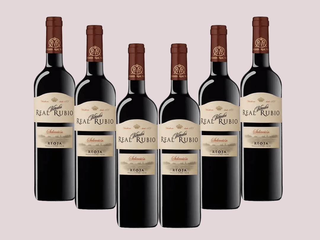 Real Rubio Rioja Wine Case Deal - Grape & Bean
