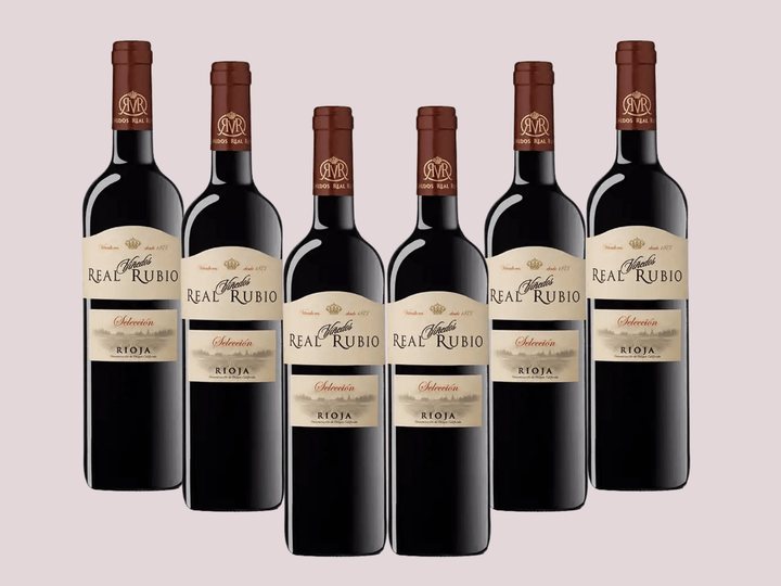 Real Rubio Rioja Wine Case Deal - Grape & Bean