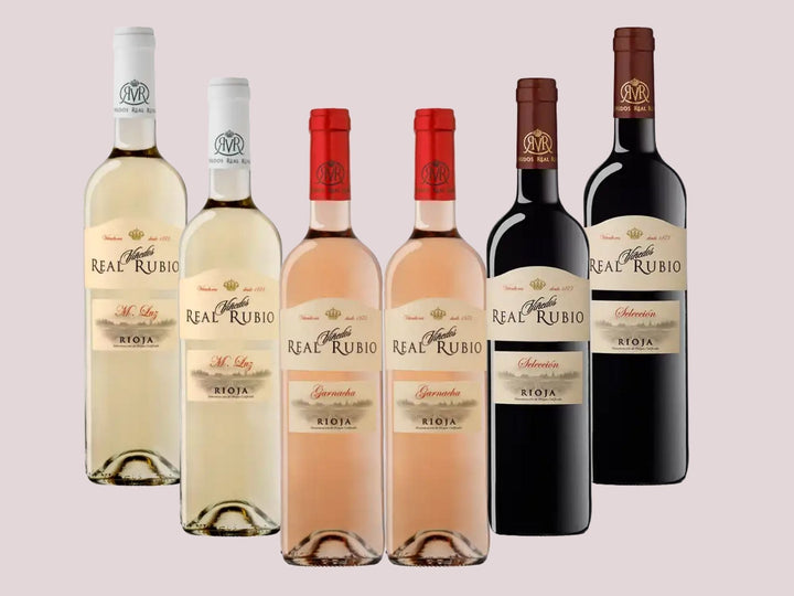 Real Rubio Rioja Wine Case Deal - Grape & Bean