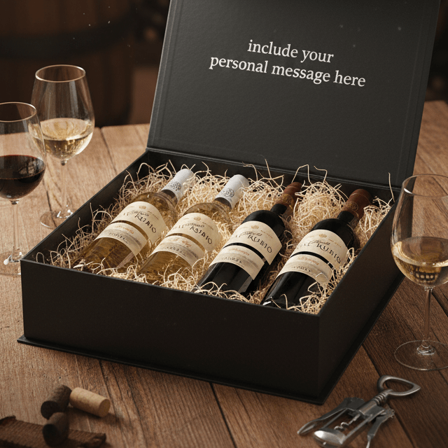 Rioja Best Value 4 Bottle Gift Box - Grape & Bean