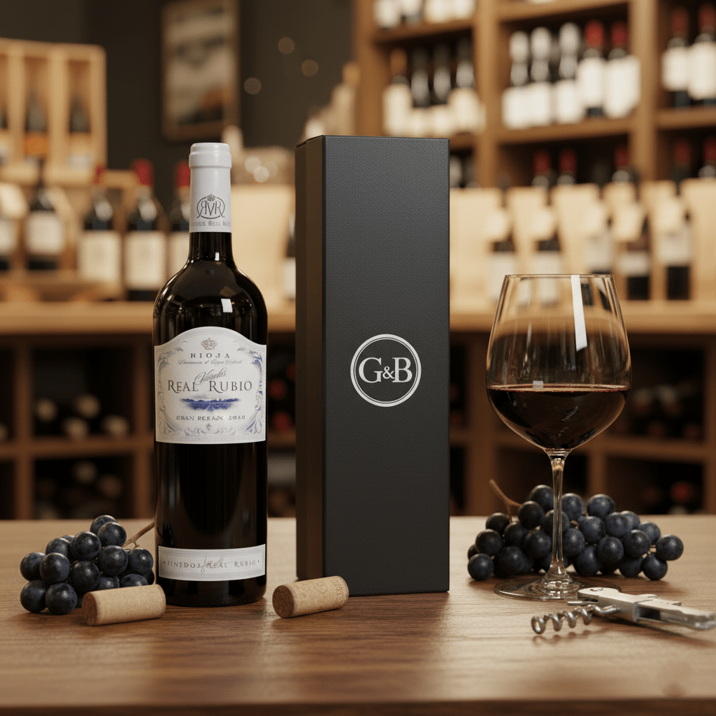 Rioja Crianza Red Wine Gift - Grape & Bean