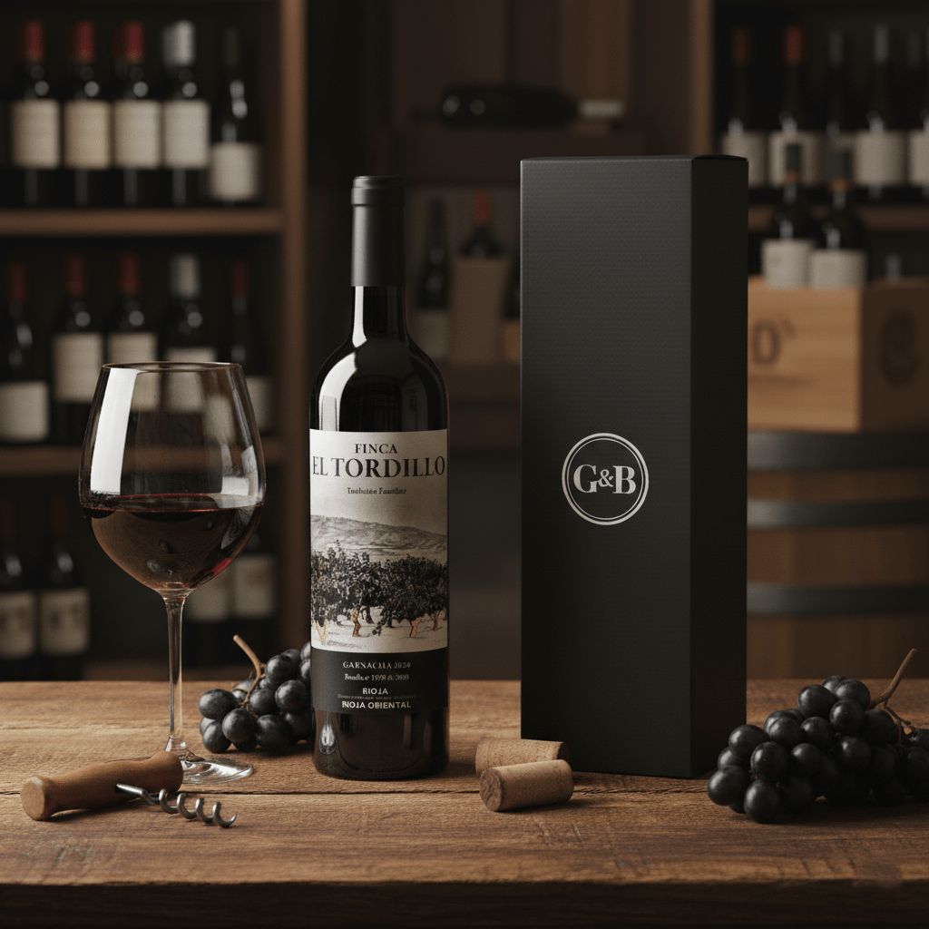 Rioja Fine Red Wine Gift - Grape & Bean
