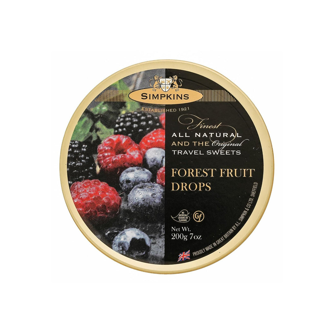 Simpkins Forest Fruit Drops 200g - Grape & Bean