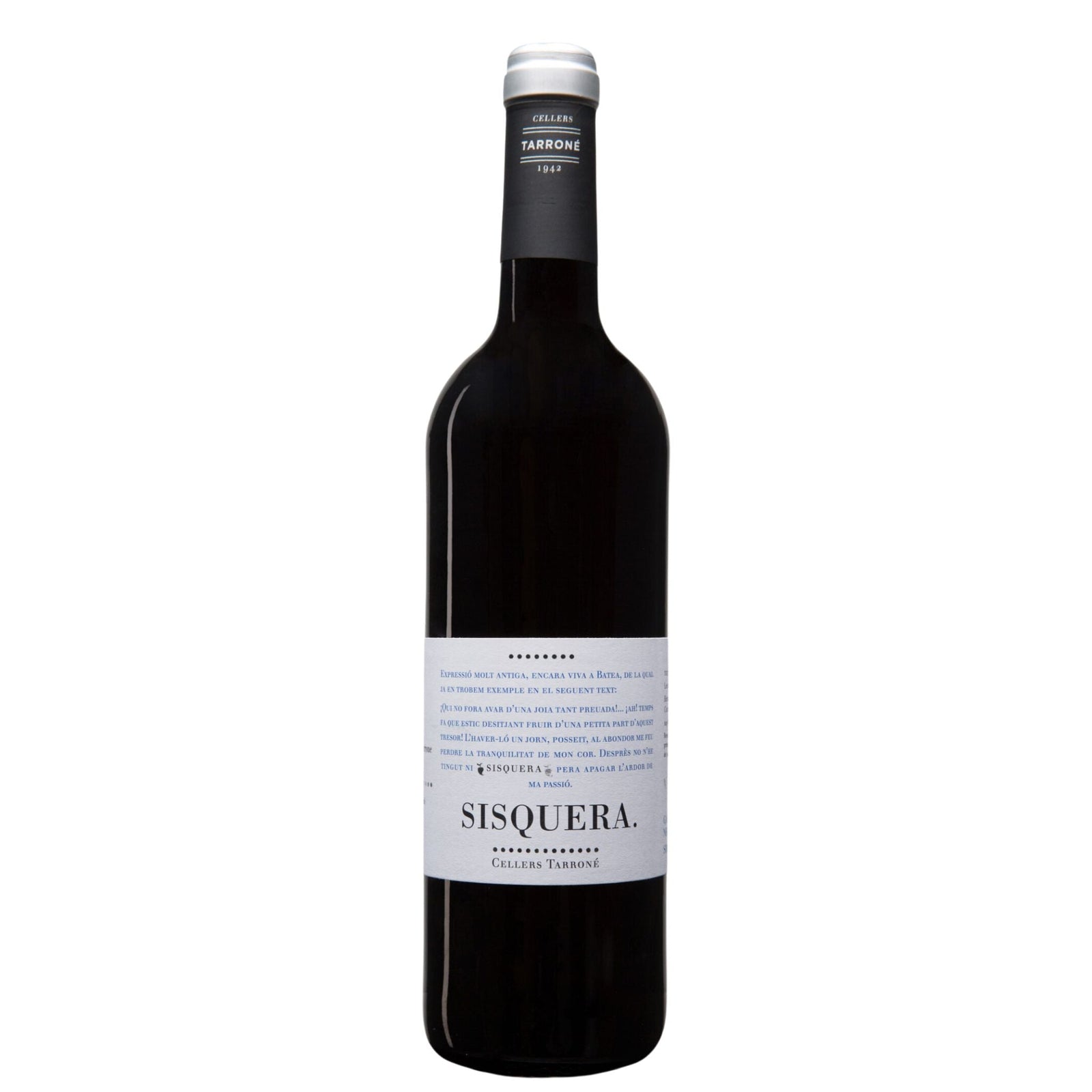 Sisquera Red Grenache Syrah, Catalonia Spain - Grape & Bean