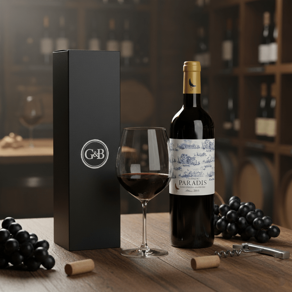 St Emilion Grand Cru Fine Wine Gift - Grape & Bean