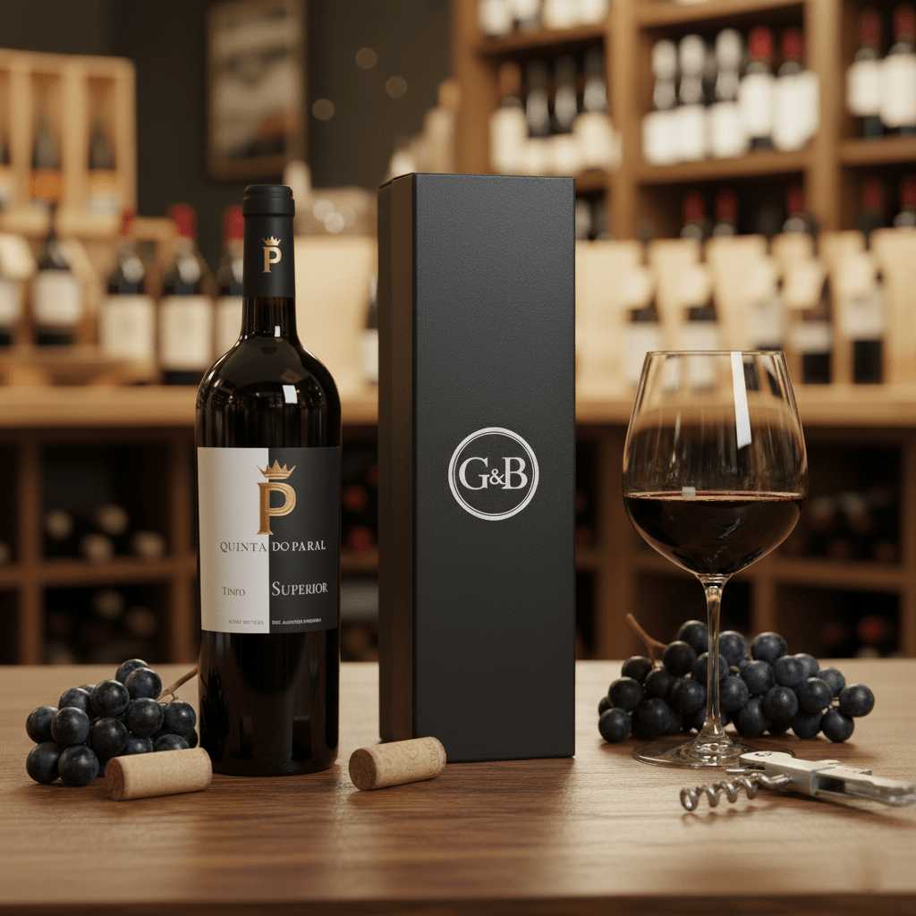 Superior Portuguese Red Wine Gift - Grape & Bean