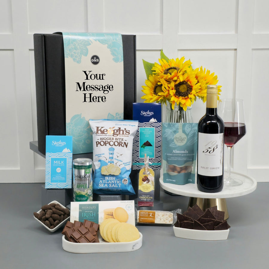 Sweet Treats of Ireland Gift Box - choose your beverage - Grape & Bean