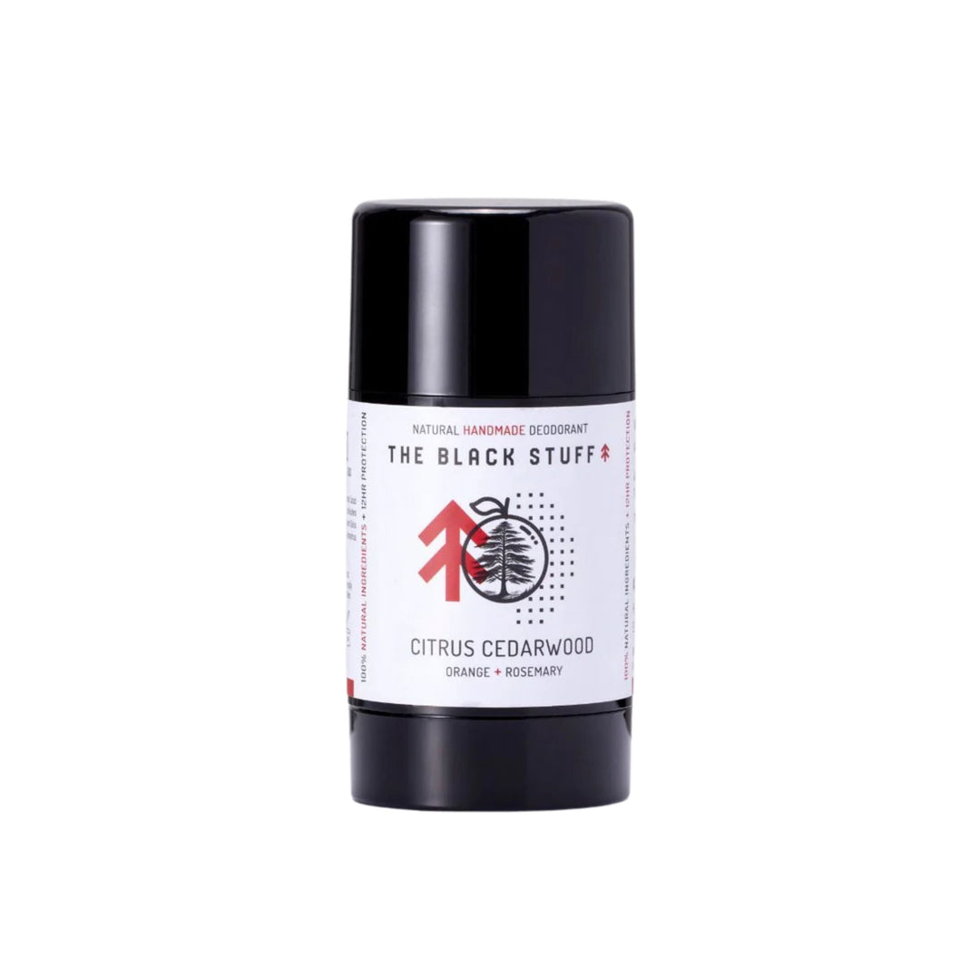 The black stuff Natural Deodorant - Citrus Cedarwood Blast - Grape & Bean
