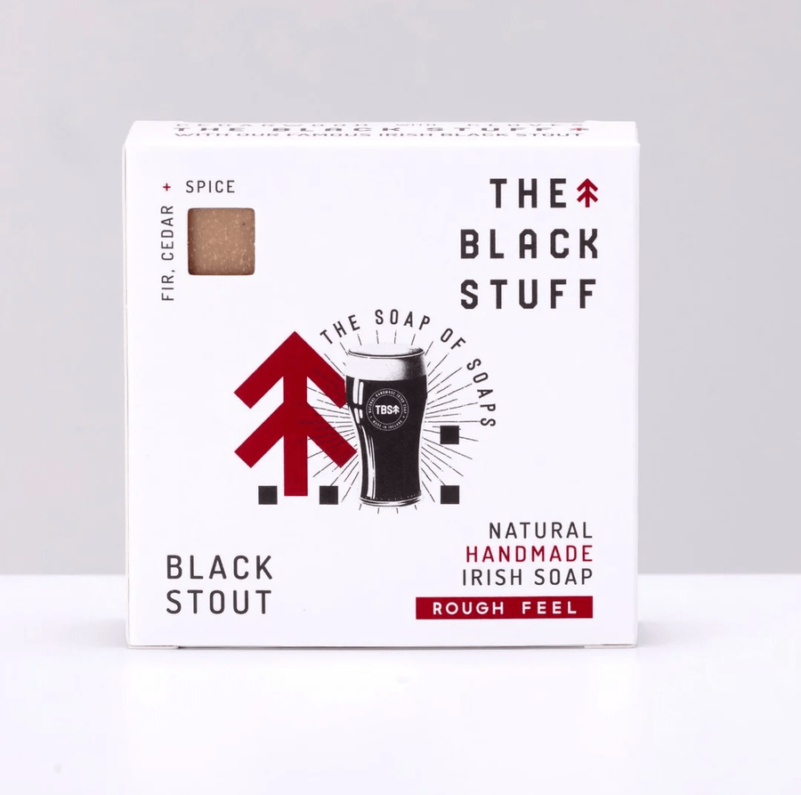 The black stuff Soap - Black Stout - Grape & Bean