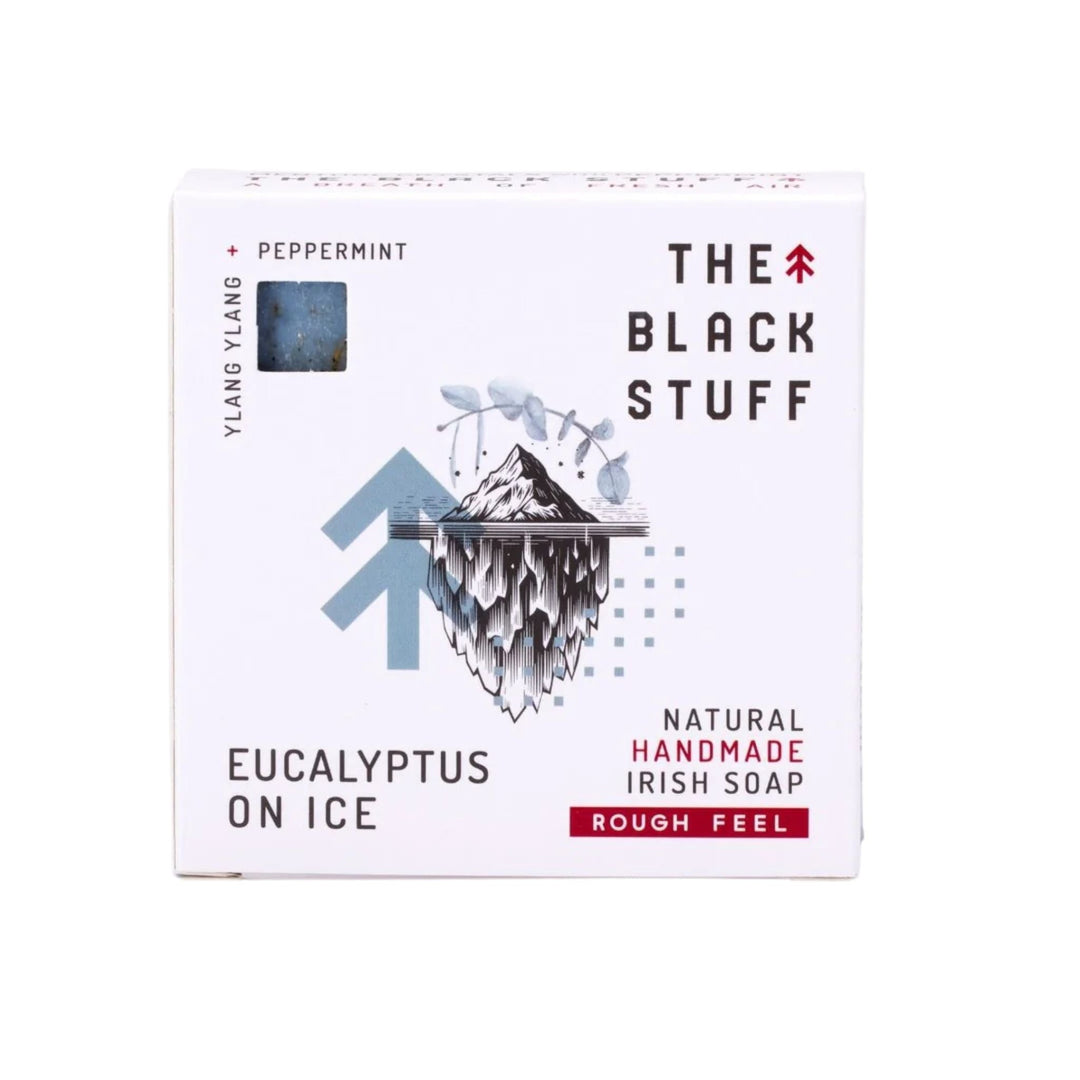 The black stuff Soap - Eucalyptus on Ice - Grape & Bean