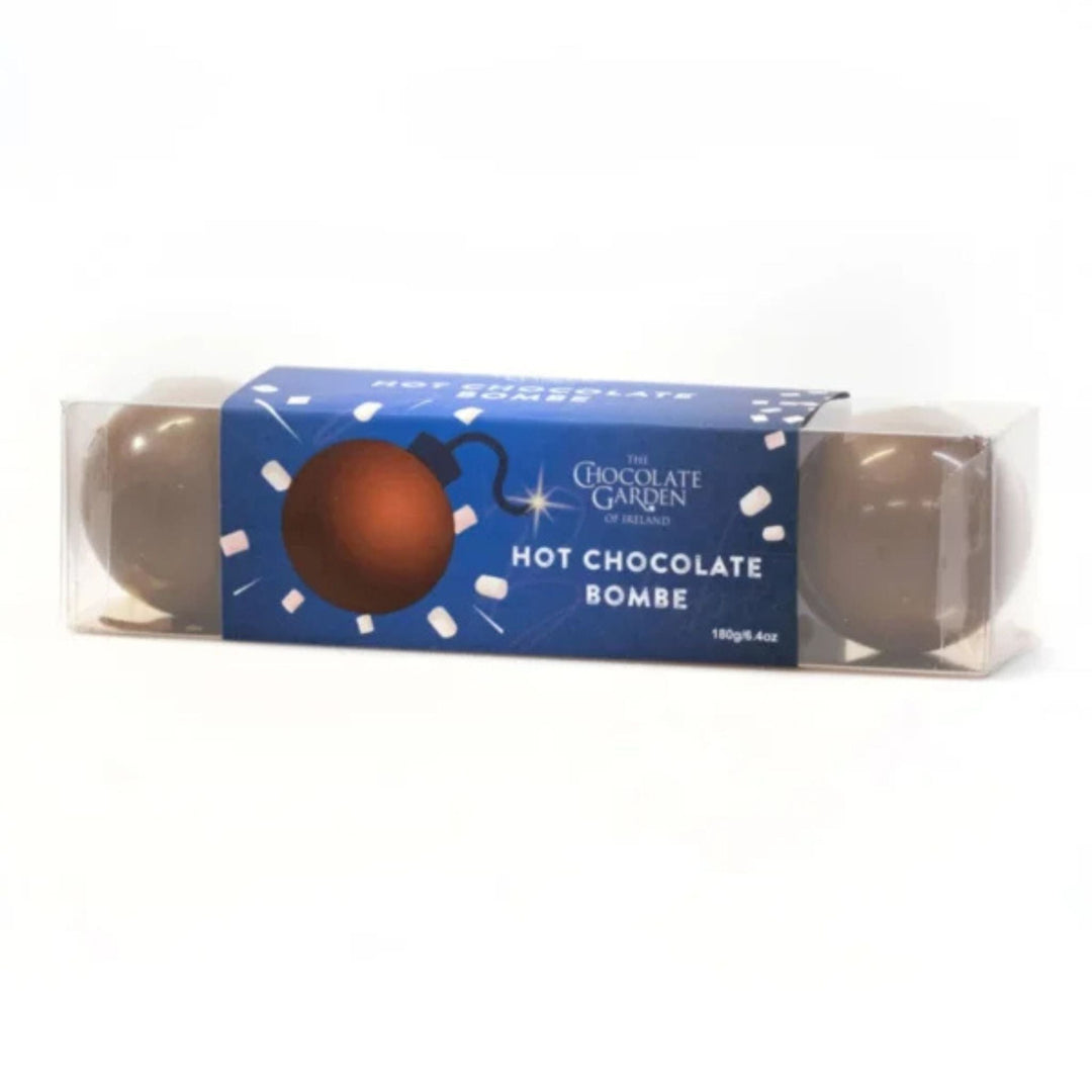 The Chocolate Garden Hot Chocolate Bombe Gift Box 4 pk 180g - Grape & Bean