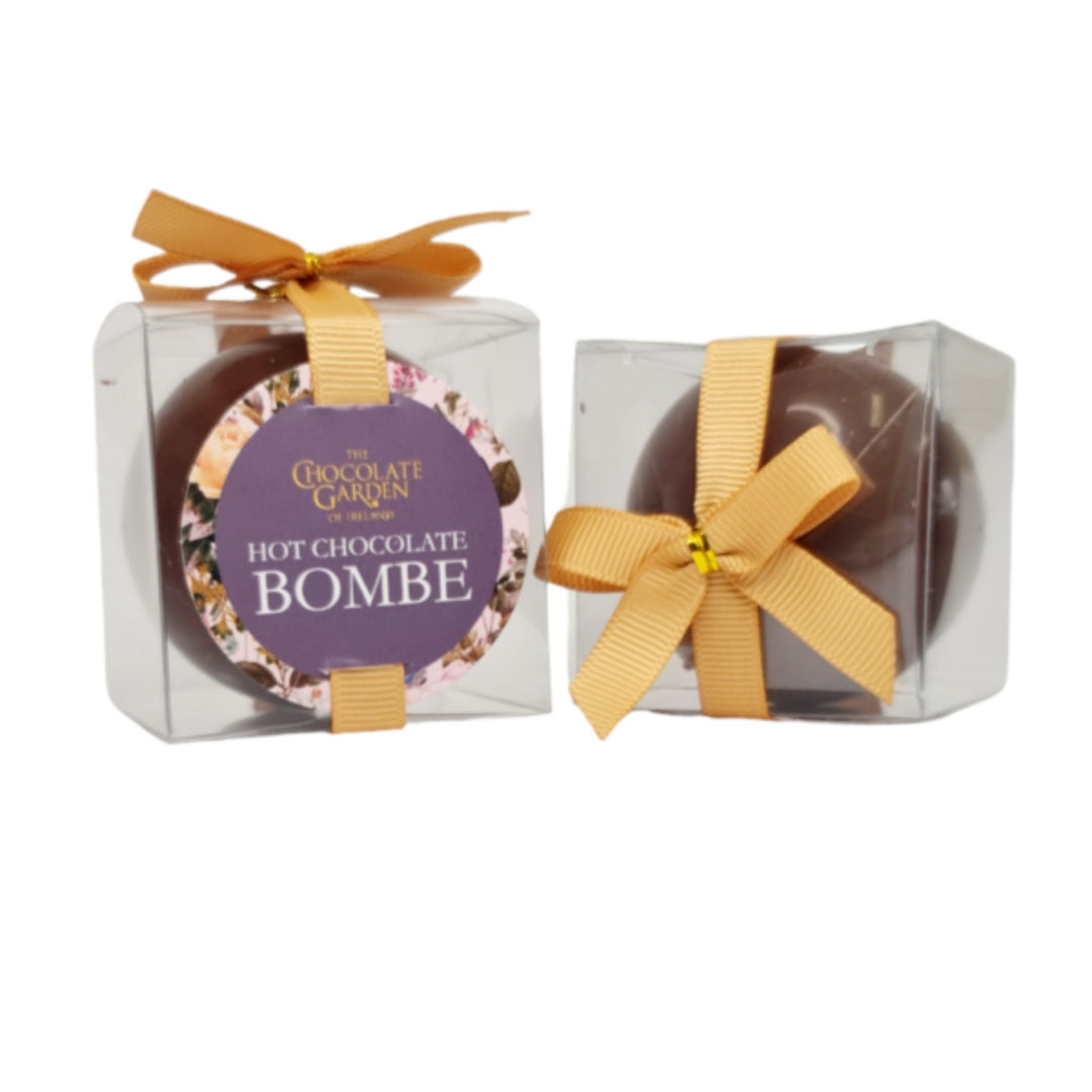 The Chocolate Garden Hot Chocolate Bombe Individual Pk 30g - Grape & Bean