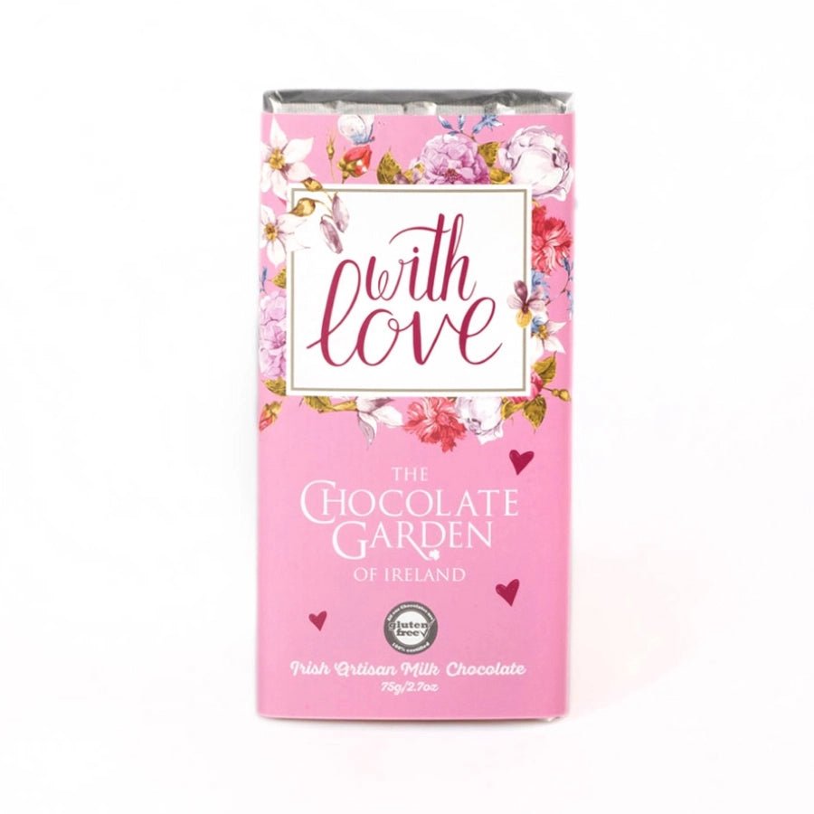 The Chocolate Garden of Ireland With Love Bar 75g - Grape & Bean