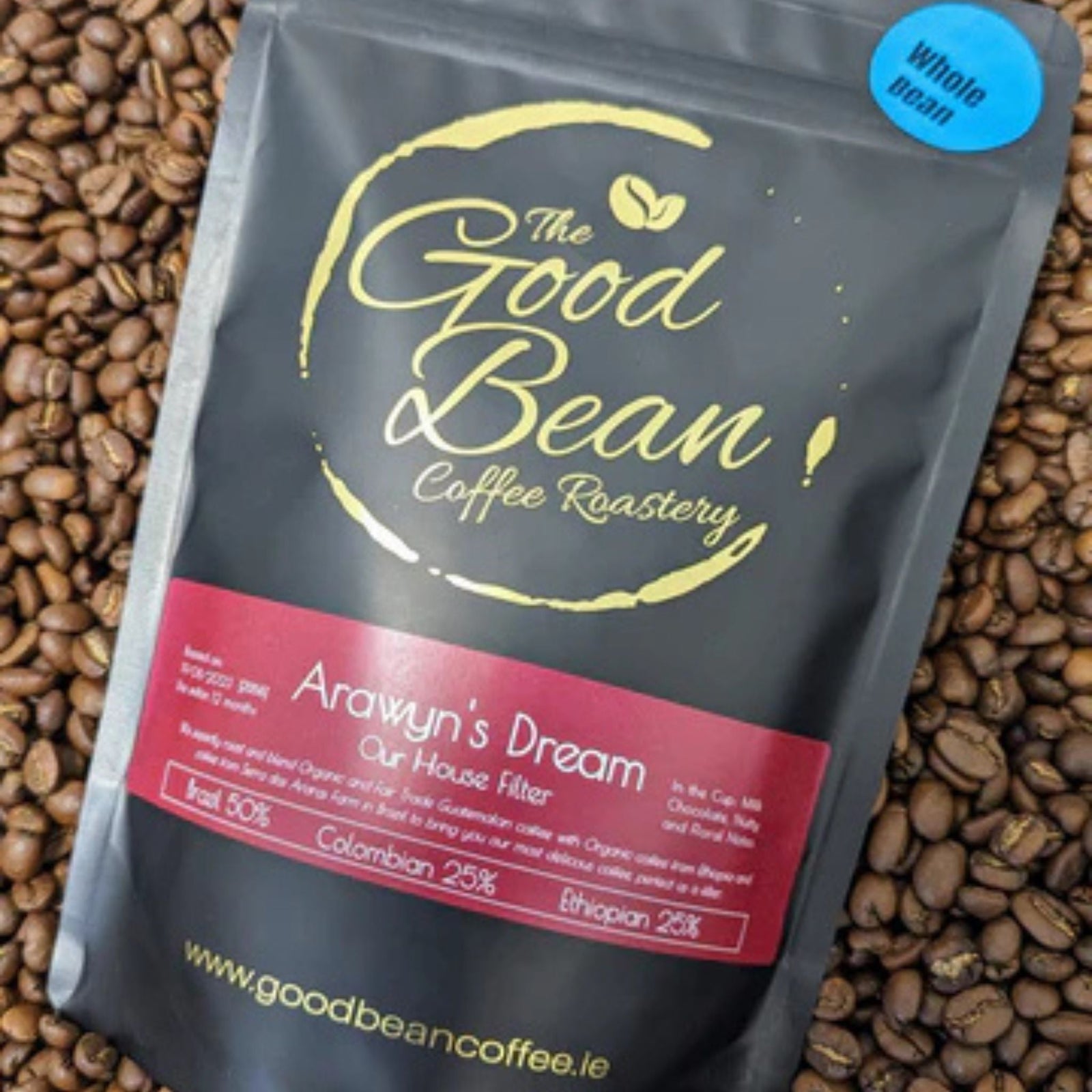The Good Bean Arawyn's Dream - Medium Roast Blend 230g - Grape & Bean