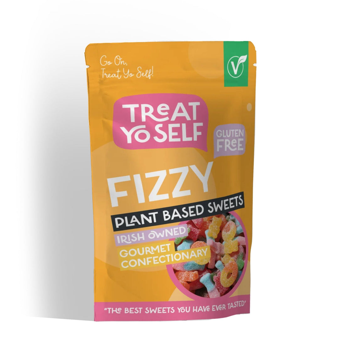 Treat Yo Self Fizzy Plant Based Sweets 100g - Grape & Bean