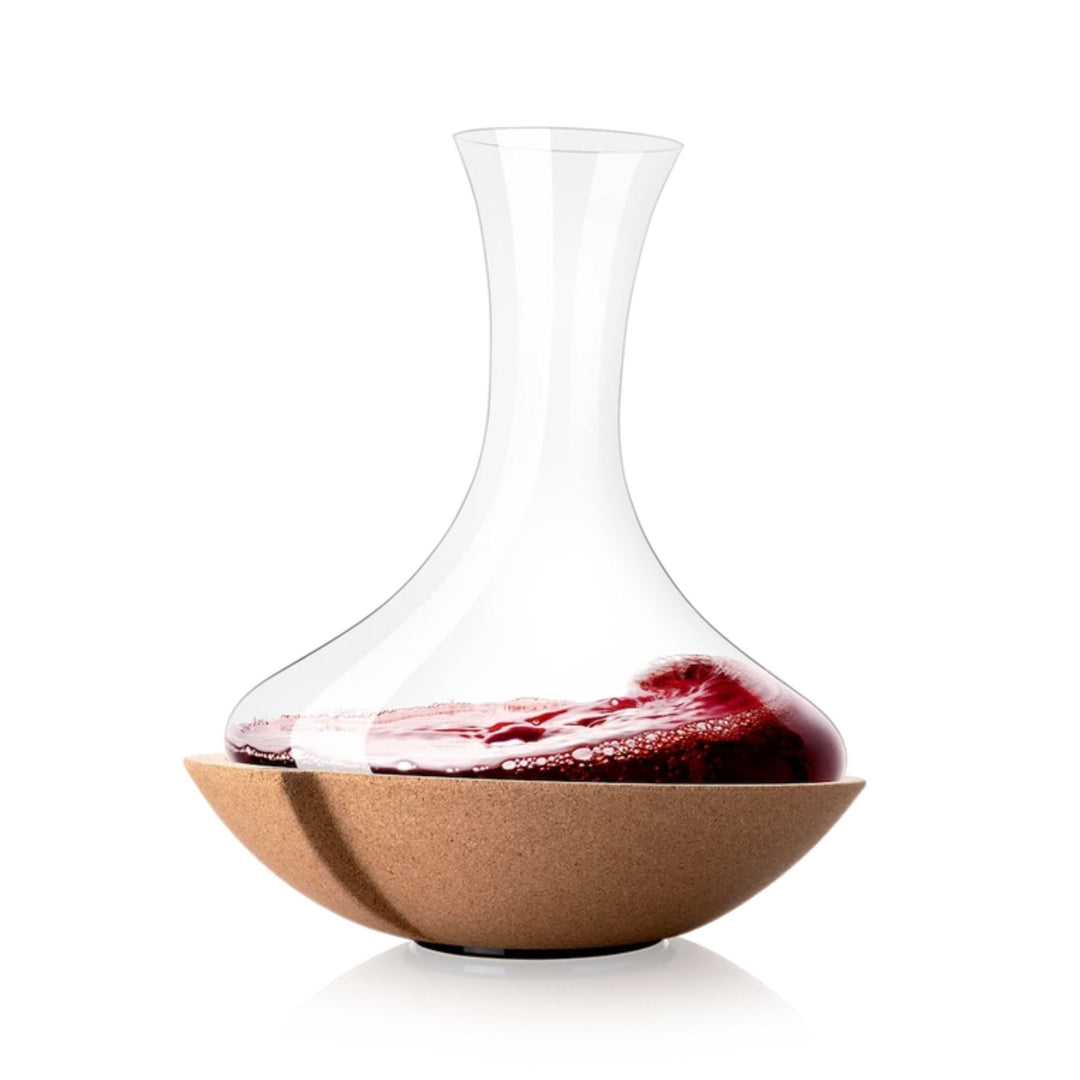 Vacu Vin Swirling carafe crystal glass - Grape & Bean
