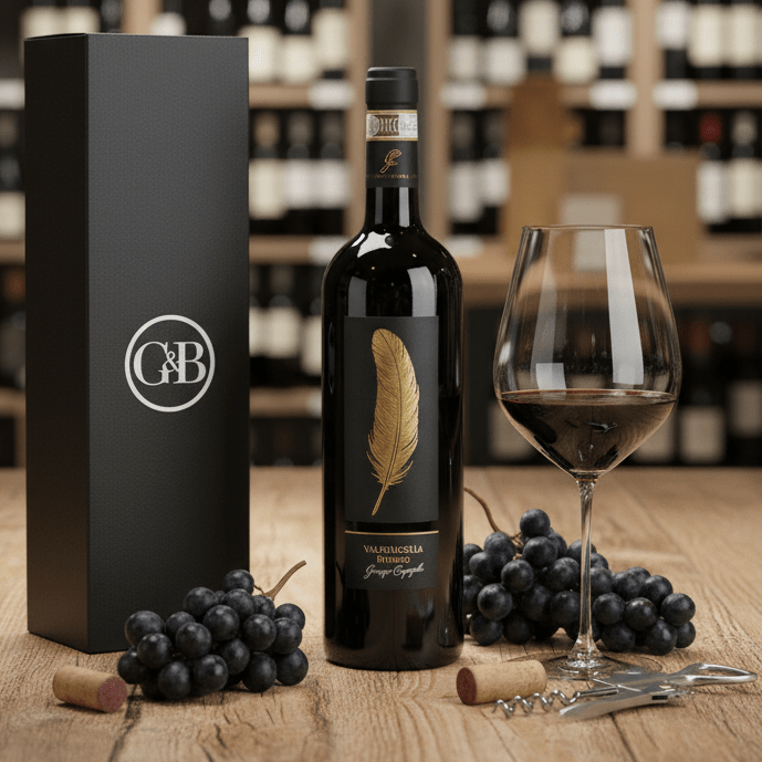 Valpolicella Ripasso Red Wine Gift - Grape & Bean