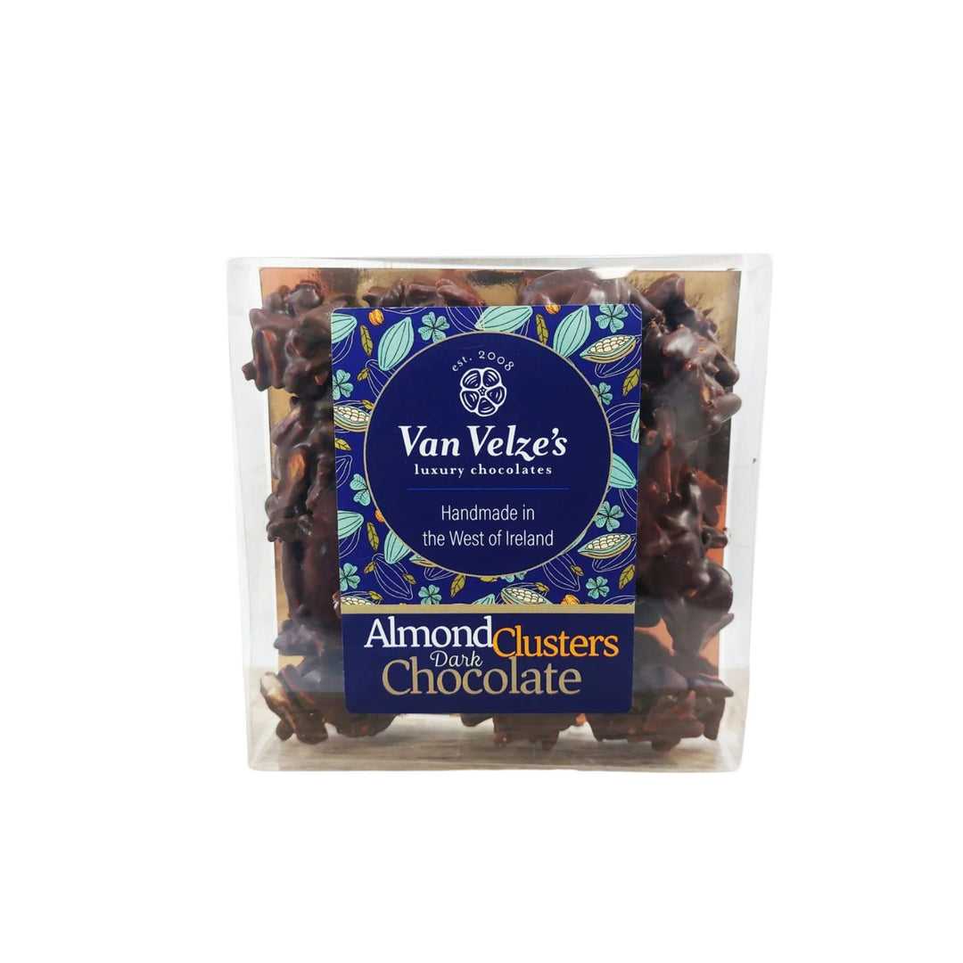 Van Velze's Almond Clusters Dark Chocolate 110g - Grape & Bean