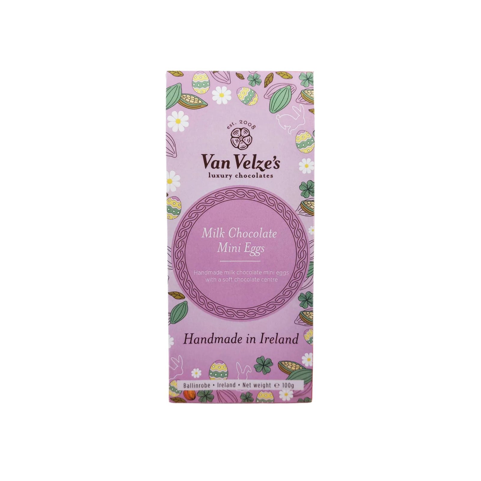 Van Velze's Milk Chocolate Mini Eggs 100g - Grape & Bean