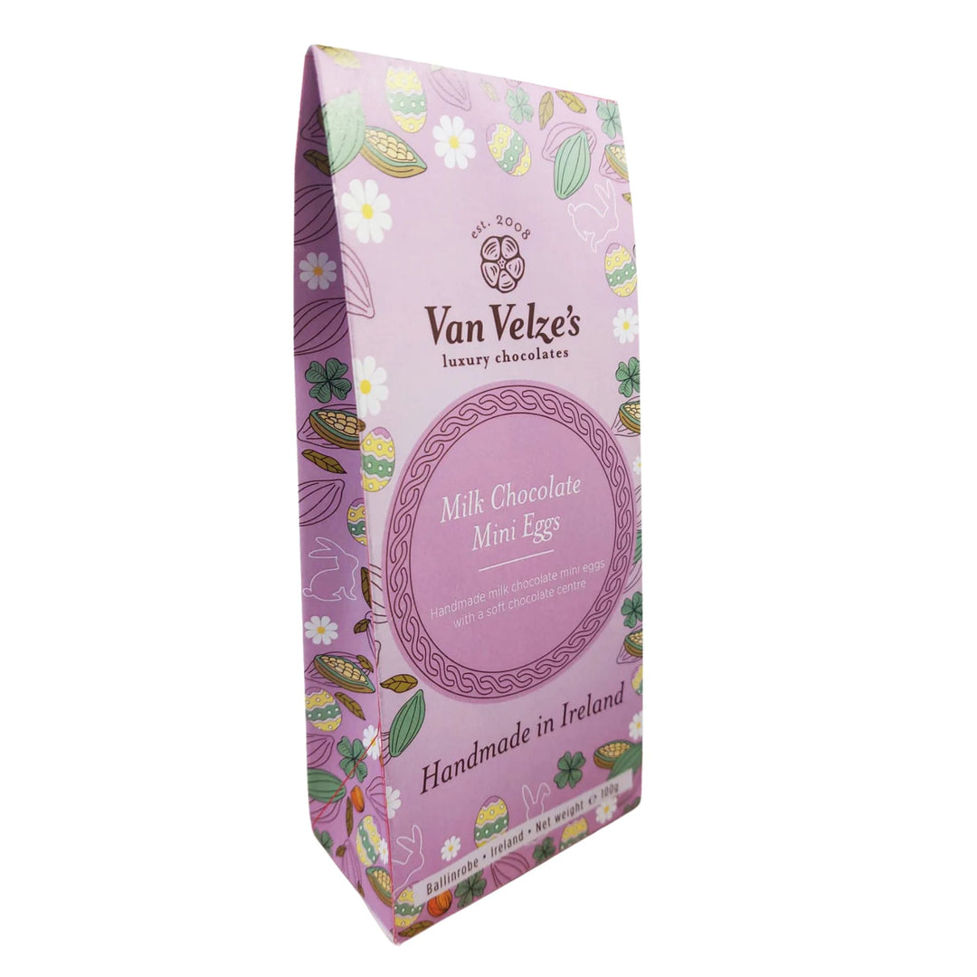 Van Velze's Milk Chocolate Mini Eggs 100g - Grape & Bean