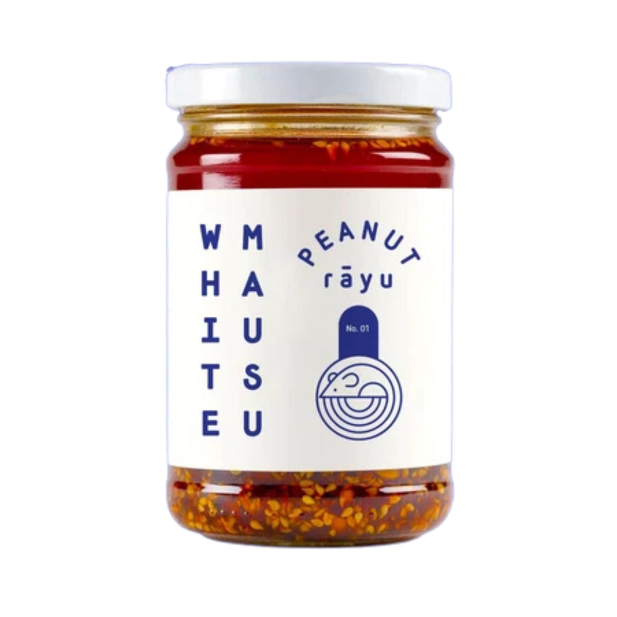 White Mausu Peanut Rayu 240g - Grape & Bean