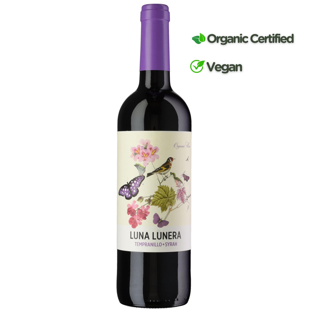 Wine & Unwind - Lovely Lavender and Organic Red Wine Gift Set - Grape & Bean