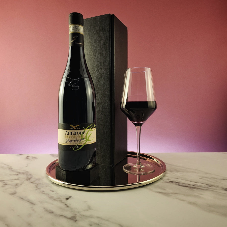 Amarone Della Valpolicella Organic Red Wine Gift Pack - 1 bottle - Grape & Bean