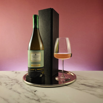 Argentinian Unoaked Chardonnay Wine Gift Pack - Grape & Bean