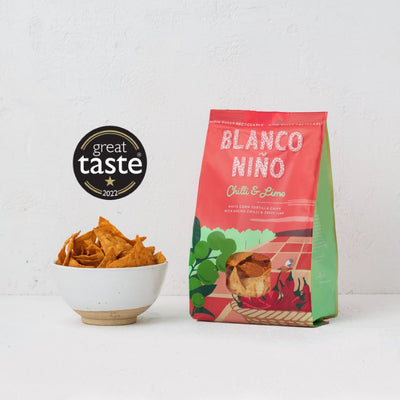 Blanco Nino Tortilla Chip Chilli & Lime 170g - Grape & Bean