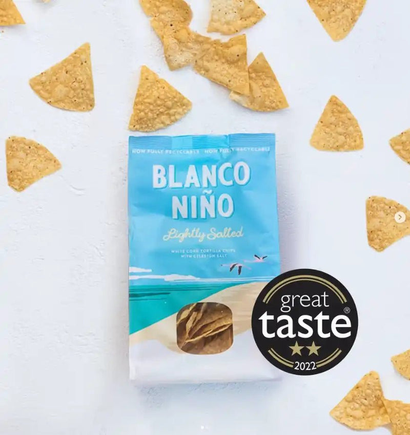 Blanco Nino Tortilla Chip Sea Salt 170g - Grape & Bean