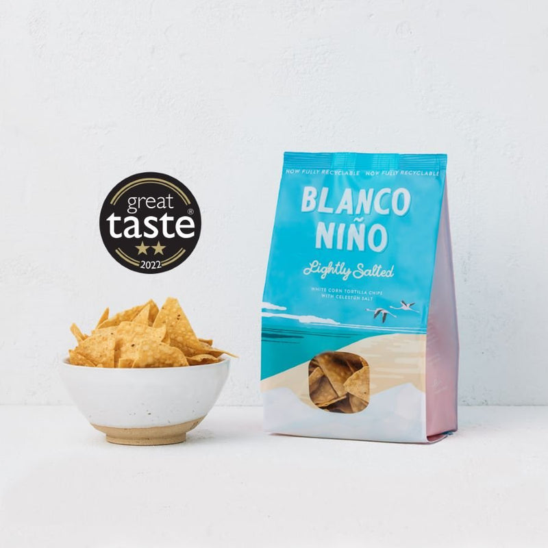 Blanco Nino Tortilla Chip Sea Salt 170g - Grape & Bean