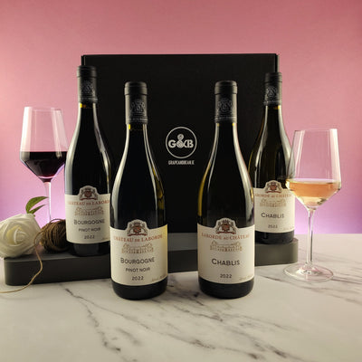 Chateau de Laborde Burgundy Wine Selection - 4 bottles - Grape & Bean