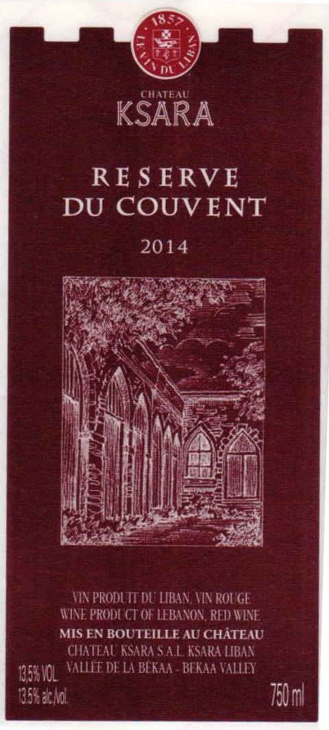 Château Ksara Réserve du Couvent Lebanon - Grape & Bean