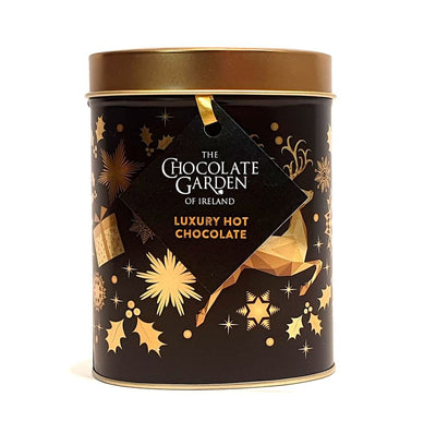 Chocolate Garden of Ireland Luxury Hot Chocolate Flakes Tin 225g - Grape & Bean