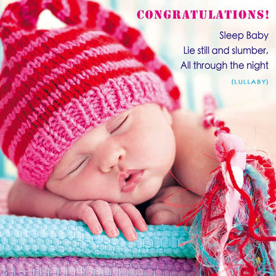 Congratulations! - New Baby Card - Grape & Bean