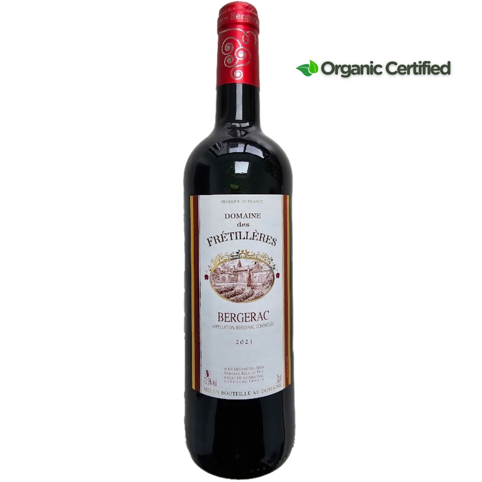 Domaine de la Fretilleres, Bergerac rouge, France - Grape & Bean