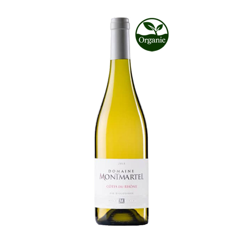 Domaine Montmartel Cotes du Rhone White Wine France - Grape & Bean