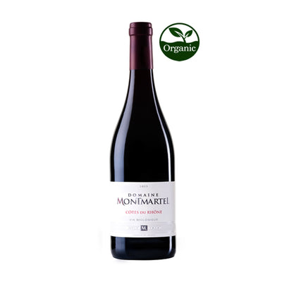 Domaine Montmartel Cotes du Rhone Wine France - Grape & Bean