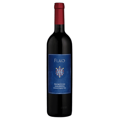 Flaio Primitivo Salento Wine Italy - Grape & Bean