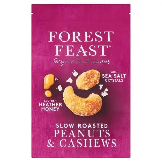 Forest Feast Heather Honey Cashews & Peanuts 40g - Grape & Bean