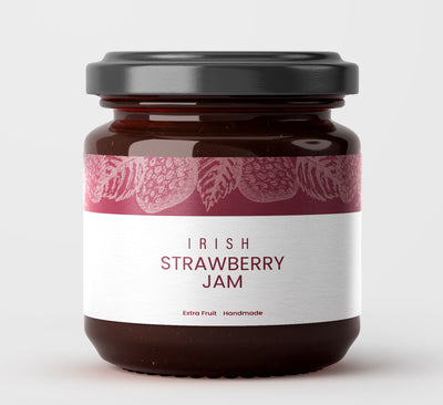 G&B Handmade Irish Strawberry Jam 240g - Grape & Bean