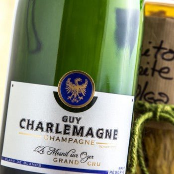 Guy Charlemagne Reserve Brut Grand Cru "Blanc de Blancs" France - Grape & Bean