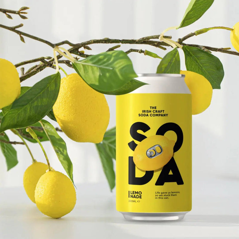 Irish Craft Soda Company lemonade 330ml - Grape & Bean