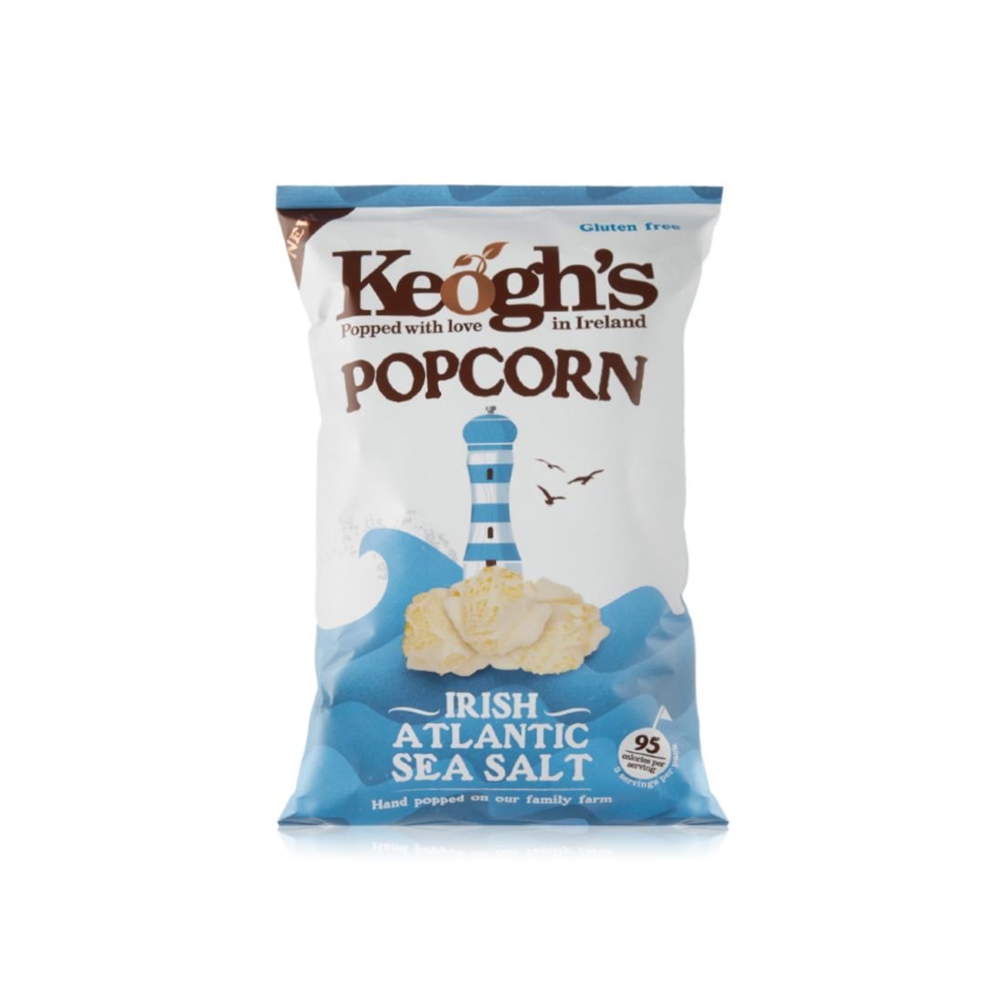 Keoghs Irish Atlantic Sea Salt Popcorn 70g - Grape & Bean