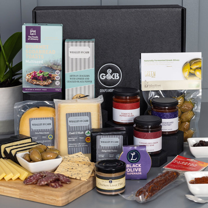 Luxury Cheese & Charcuterie Hamper - Grape & Bean