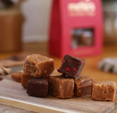Mellas Irish Butter Fudge Selection 175g - Grape & Bean