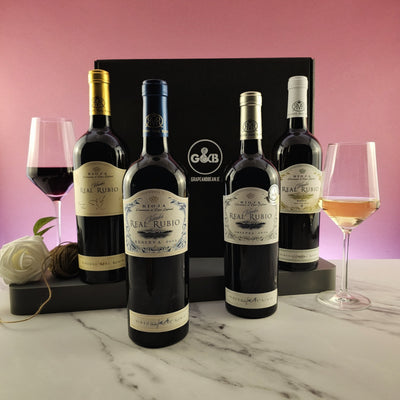 Rioja Organic Wine Gift - 4 bottles - Grape & Bean