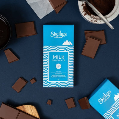 Skelligs Milk Chocolate Bar 75g - Grape & Bean