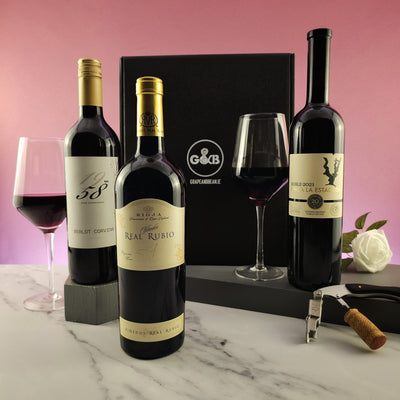 Super Value Red Wine Selection- 3 bottles - Grape & Bean
